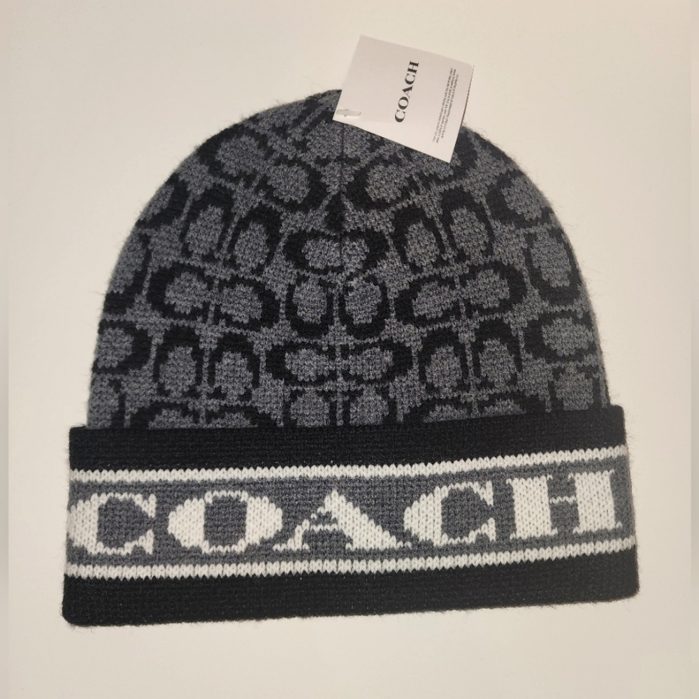 COACH Signature Beanie